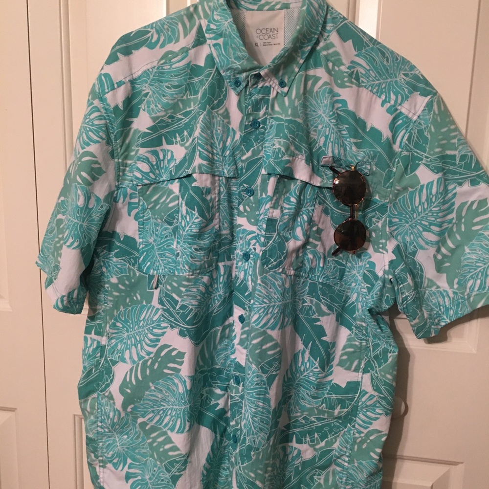 Ocean+Coast HAWAIIAN Casual shirt XL NEVER WORN